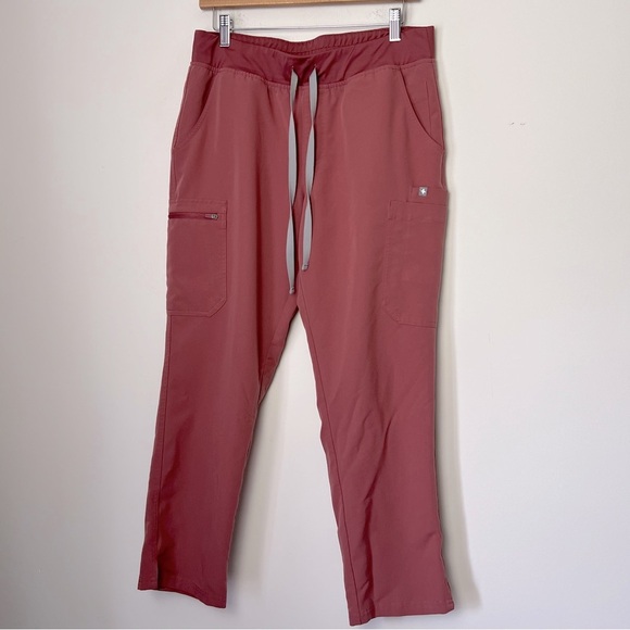FIGS Women's FIONx Yola Skinny Scrub Eleven Pocket Pants in Mauve W22SW2023P - Picture 3 of 13